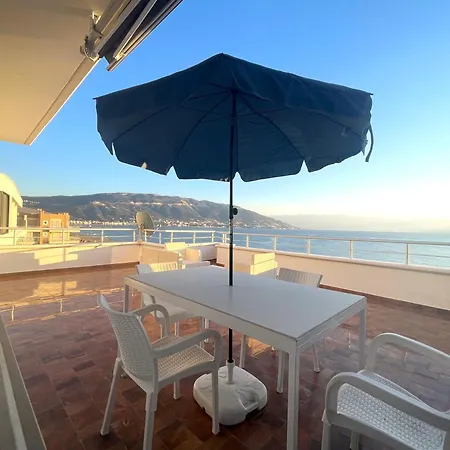 Sky & Sea Beachfront With Panoramic Terrace