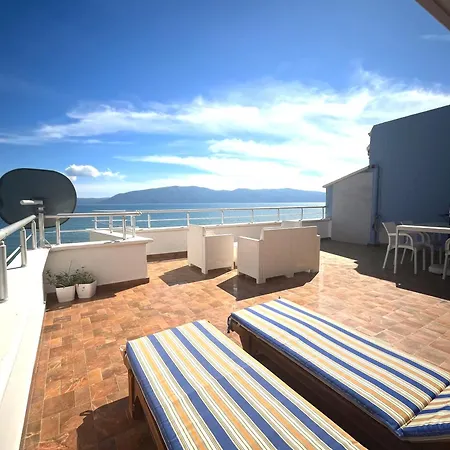 Sky & Sea Beachfront With Panoramic Terrace * Vlore